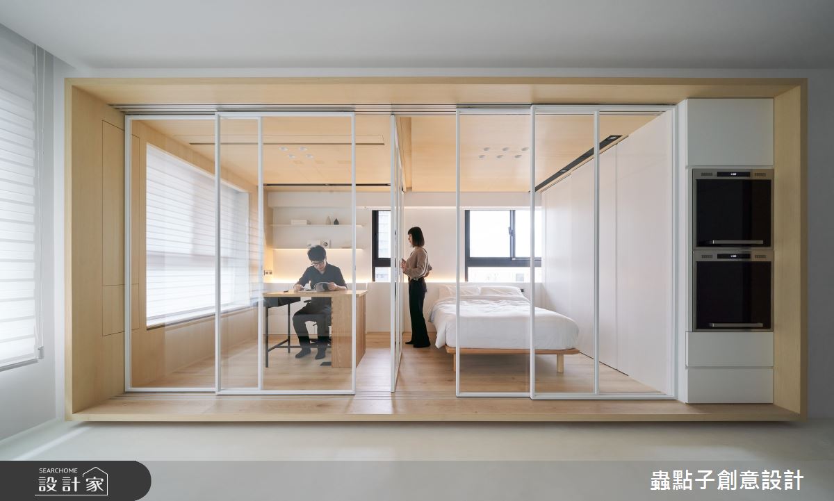 15坪新成屋(5年以下)＿北歐風臥室書房案例圖片＿蟲點子創意設計＿蟲點子_113之24