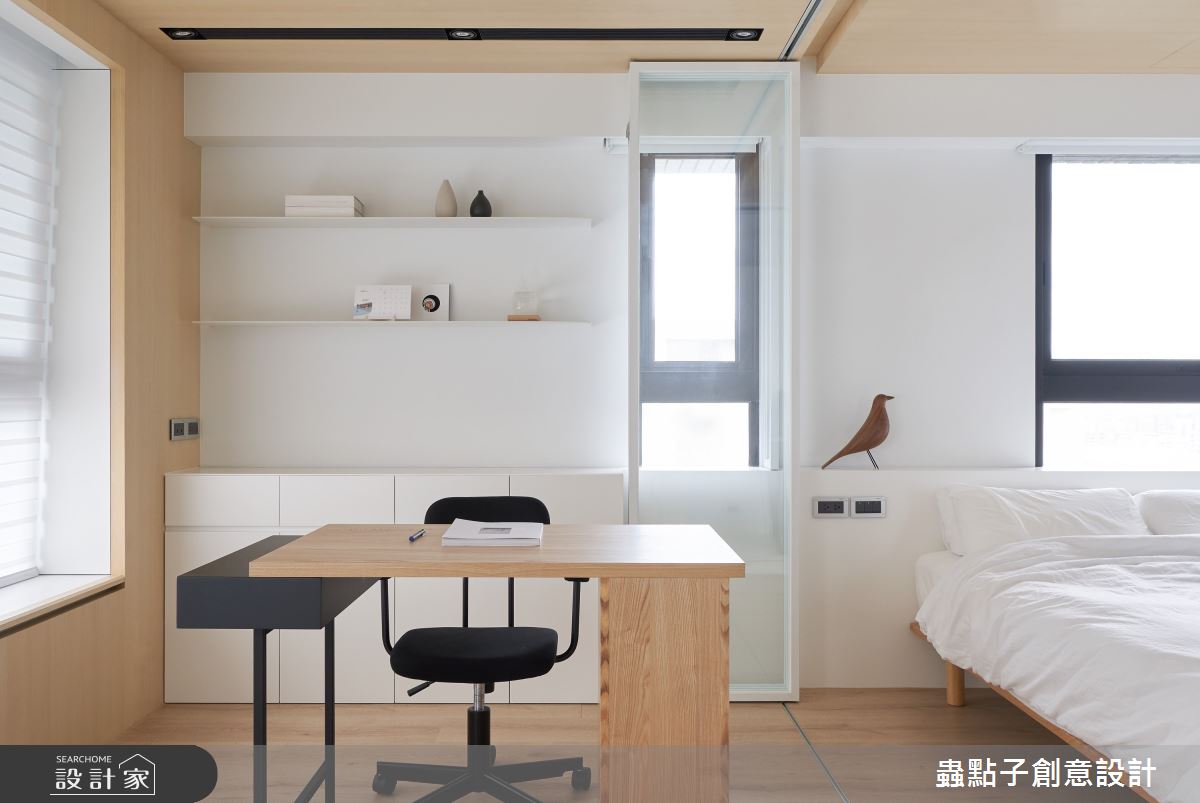 15坪新成屋(5年以下)＿北歐風臥室書房案例圖片＿蟲點子創意設計＿蟲點子_113之27