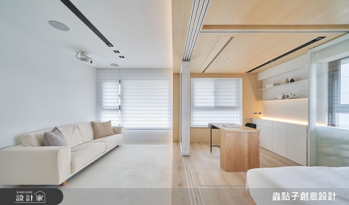 15坪新成屋(5年以下)＿北歐風客廳臥室書房案例圖片＿蟲點子創意設計＿蟲點子_113之9