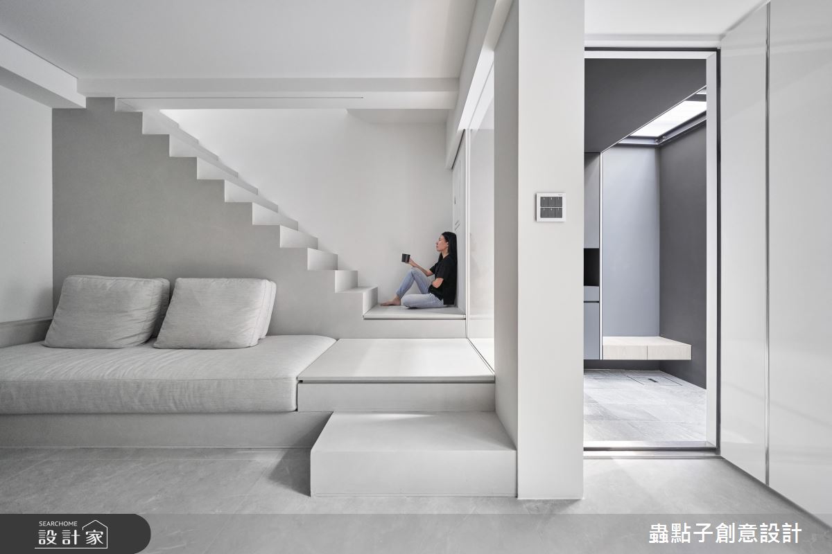 30坪老屋(31~40年)＿北歐風玄關客廳樓梯案例圖片＿蟲點子創意設計＿蟲點子_114之9