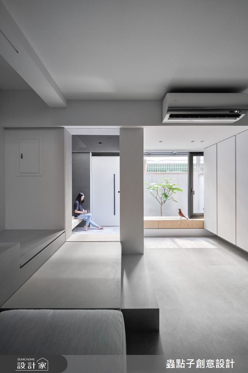 30坪老屋(31~40年)＿北歐風玄關客廳樓梯案例圖片＿蟲點子創意設計＿蟲點子_114之12