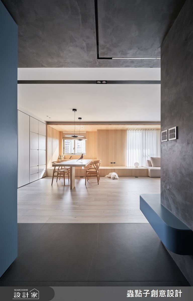 52坪中古屋(5~15年)＿簡約風玄關客廳餐廳案例圖片＿蟲點子創意設計＿蟲點子_115之8