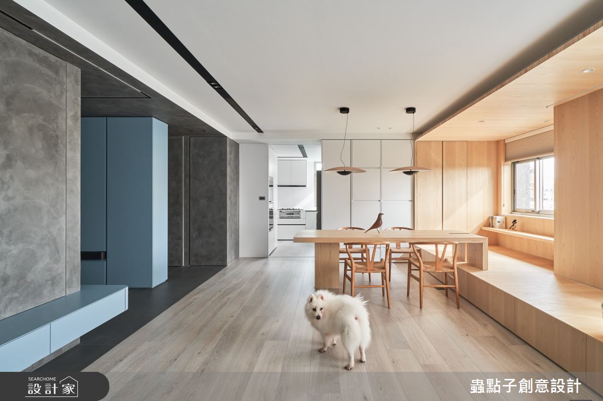 52坪中古屋(5~15年)＿簡約風玄關客廳餐廳臥榻案例圖片＿蟲點子創意設計＿蟲點子_115之11
