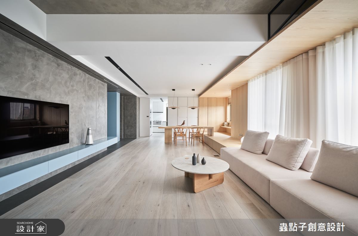 52坪中古屋(5~15年)＿簡約風客廳餐廳臥榻案例圖片＿蟲點子創意設計＿蟲點子_115之10