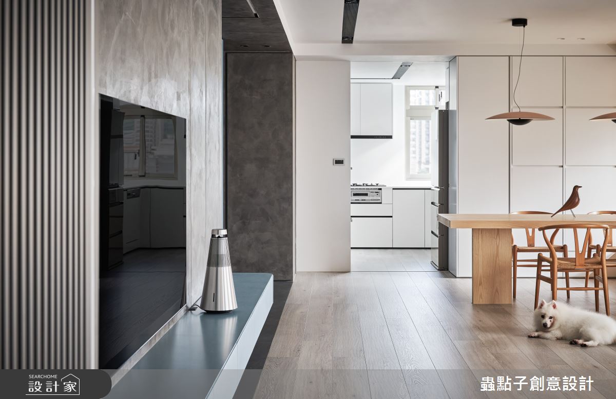 52坪中古屋(5~15年)＿簡約風客廳餐廳廚房案例圖片＿蟲點子創意設計＿蟲點子_115之21