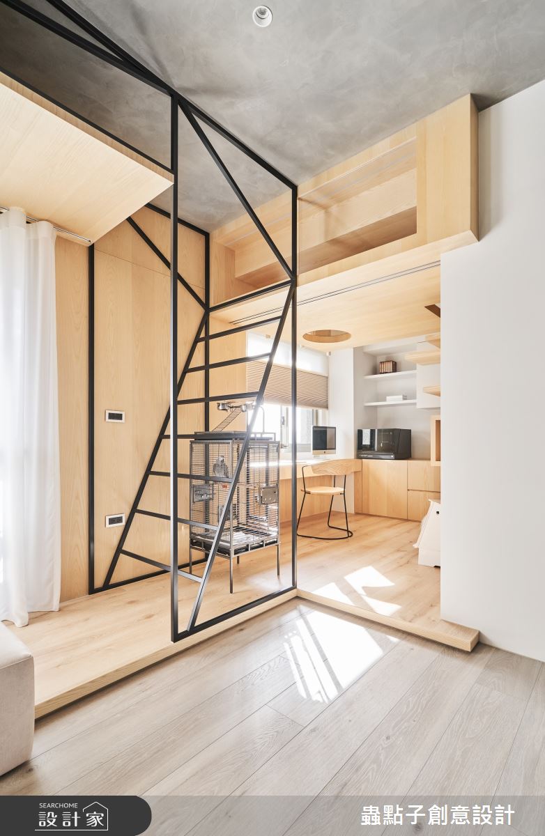 52坪中古屋(5~15年)＿簡約風書房樓梯案例圖片＿蟲點子創意設計＿蟲點子_115之28
