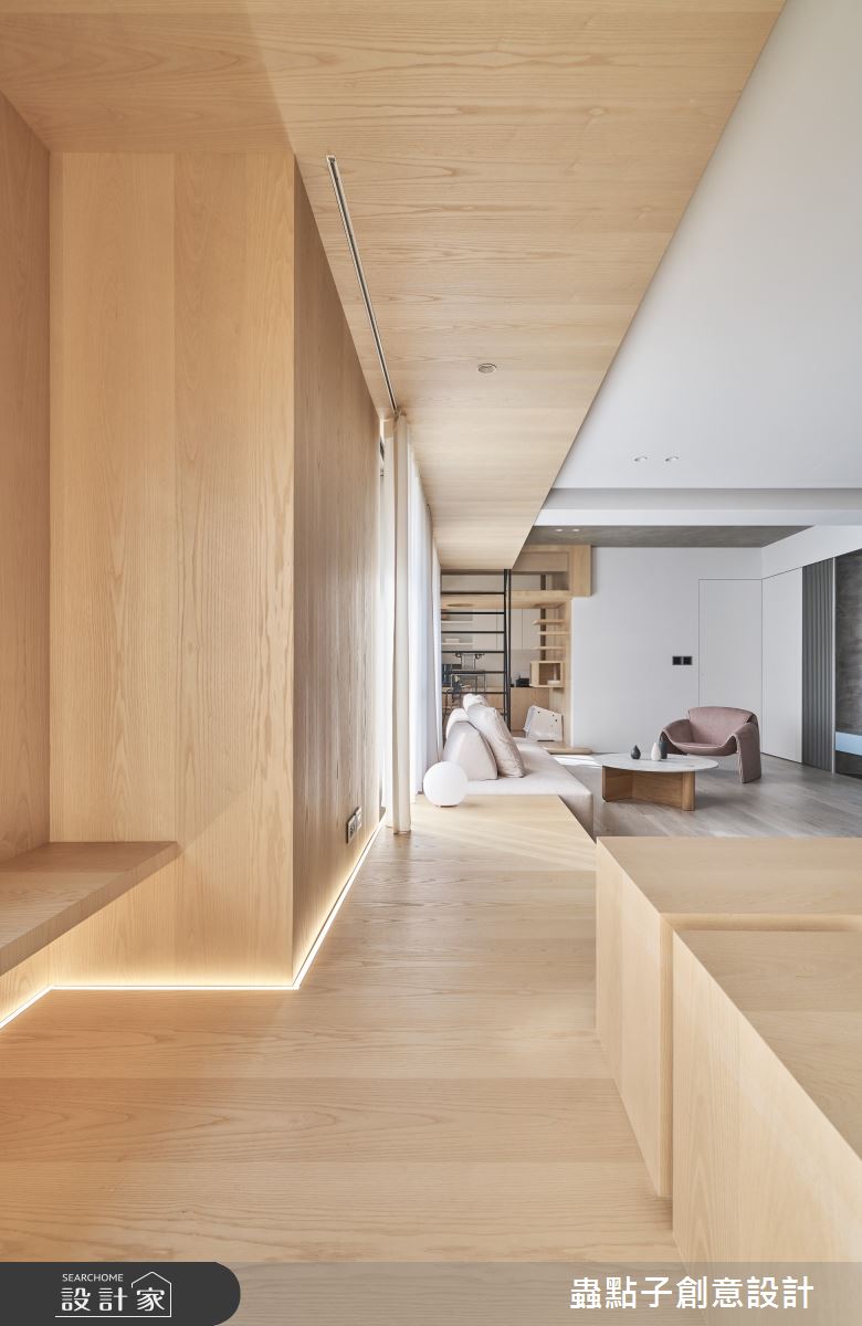 52坪中古屋(5~15年)＿簡約風客廳臥榻案例圖片＿蟲點子創意設計＿蟲點子_115之24