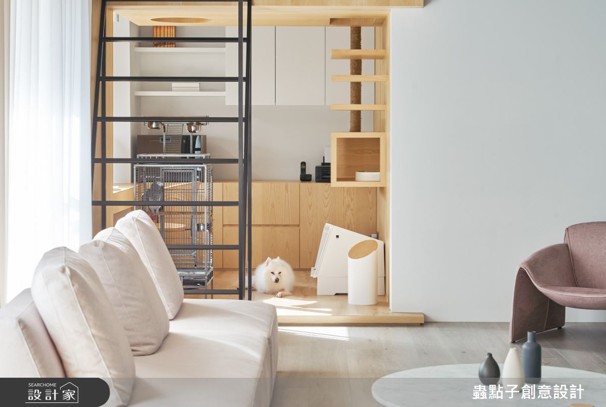 52坪中古屋(5~15年)＿簡約風客廳書房樓梯案例圖片＿蟲點子創意設計＿蟲點子_115之33