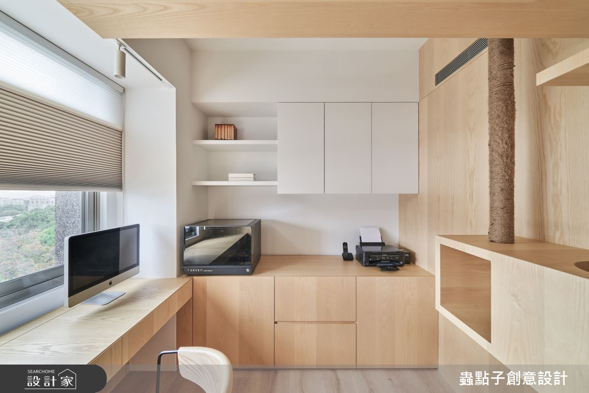 52坪中古屋(5~15年)＿簡約風書房案例圖片＿蟲點子創意設計＿蟲點子_115之35