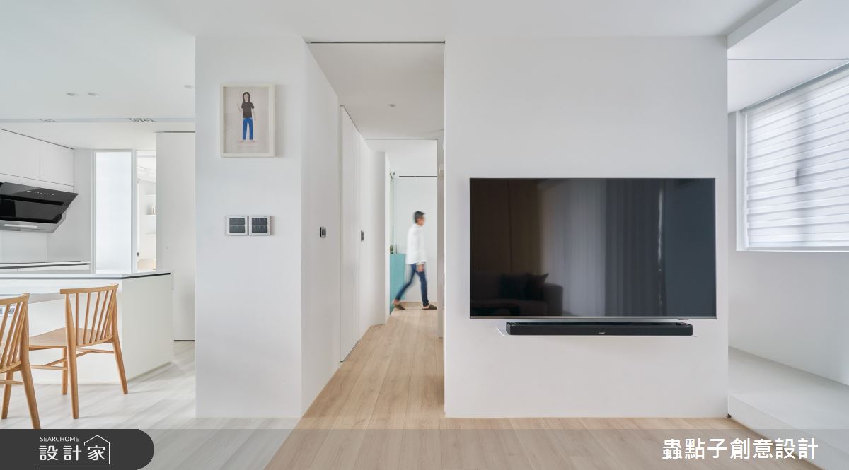 25坪老屋(16~30年)＿簡約風客廳餐廳中島案例圖片＿蟲點子創意設計＿蟲點子_116之9