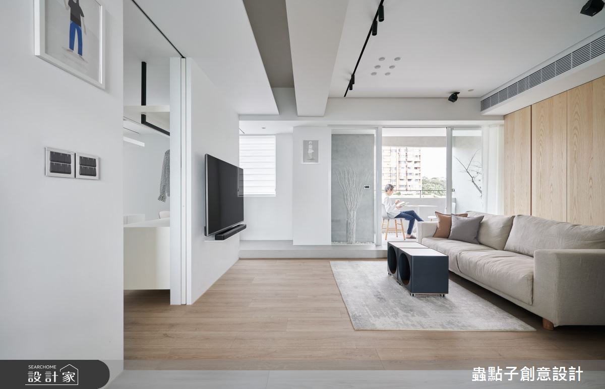 25坪老屋(16~30年)＿簡約風客廳案例圖片＿蟲點子創意設計＿蟲點子_116之1