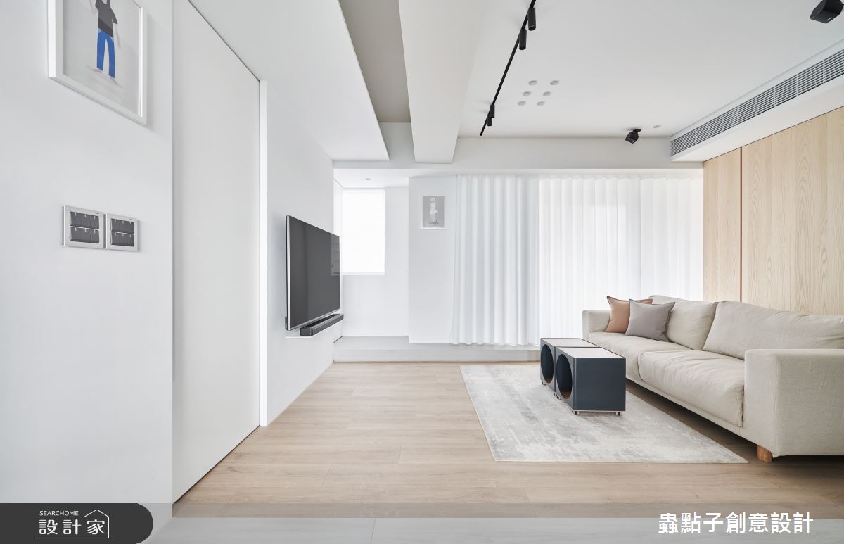 25坪老屋(16~30年)＿簡約風客廳案例圖片＿蟲點子創意設計＿蟲點子_116之2