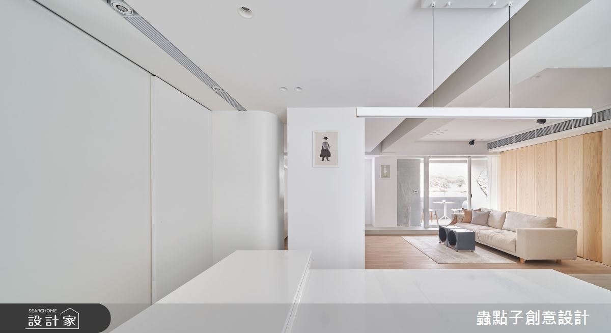 25坪老屋(16~30年)＿簡約風客廳餐廳中島案例圖片＿蟲點子創意設計＿蟲點子_116之19