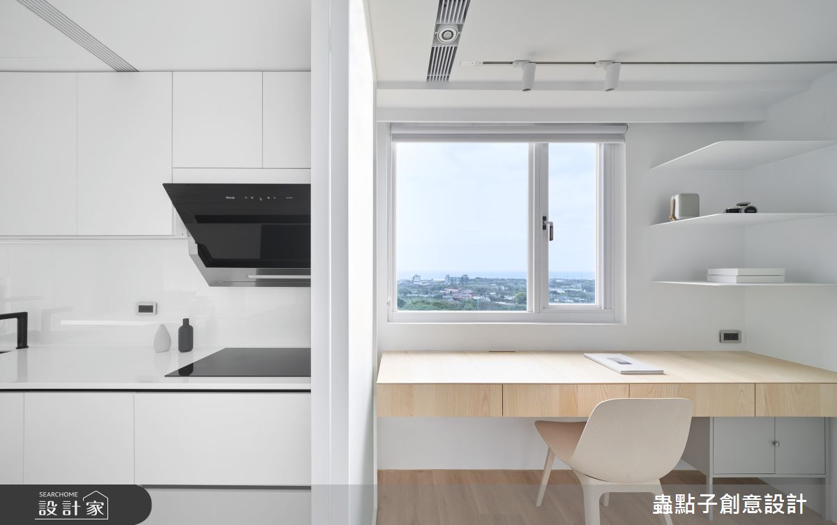 25坪老屋(16~30年)＿簡約風廚房書房案例圖片＿蟲點子創意設計＿蟲點子_116之24
