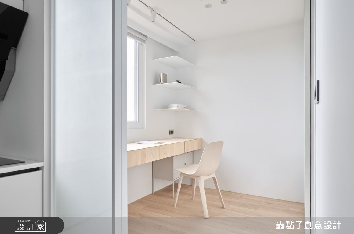 25坪老屋(16~30年)＿簡約風書房案例圖片＿蟲點子創意設計＿蟲點子_116之25