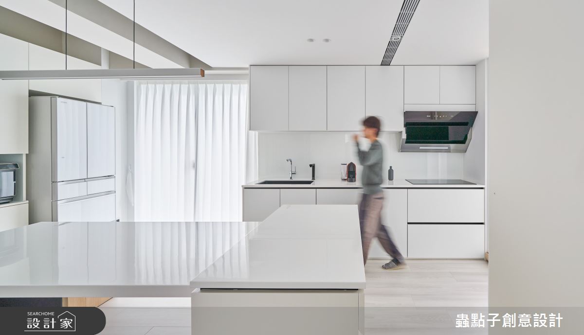 25坪老屋(16~30年)＿簡約風餐廳廚房中島案例圖片＿蟲點子創意設計＿蟲點子_116之21