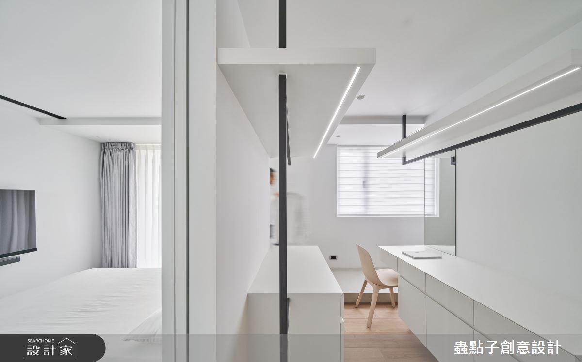 25坪老屋(16~30年)＿簡約風臥室更衣間案例圖片＿蟲點子創意設計＿蟲點子_116之34