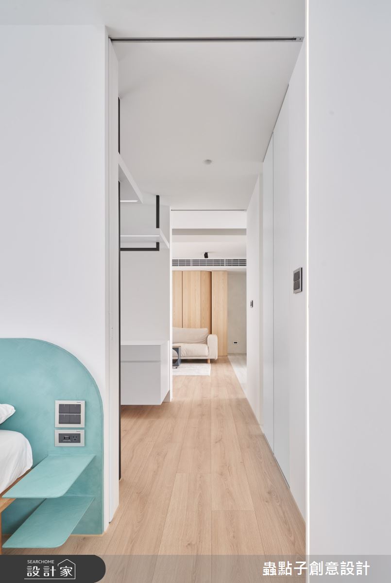 25坪老屋(16~30年)＿簡約風臥室走廊案例圖片＿蟲點子創意設計＿蟲點子_116之29