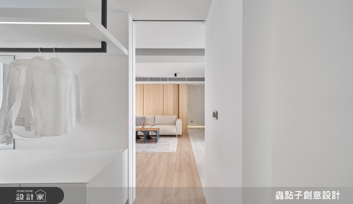 25坪老屋(16~30年)＿簡約風更衣間案例圖片＿蟲點子創意設計＿蟲點子_116之36