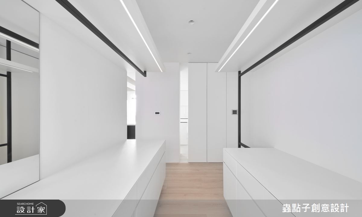 25坪老屋(16~30年)＿簡約風更衣間案例圖片＿蟲點子創意設計＿蟲點子_116之37