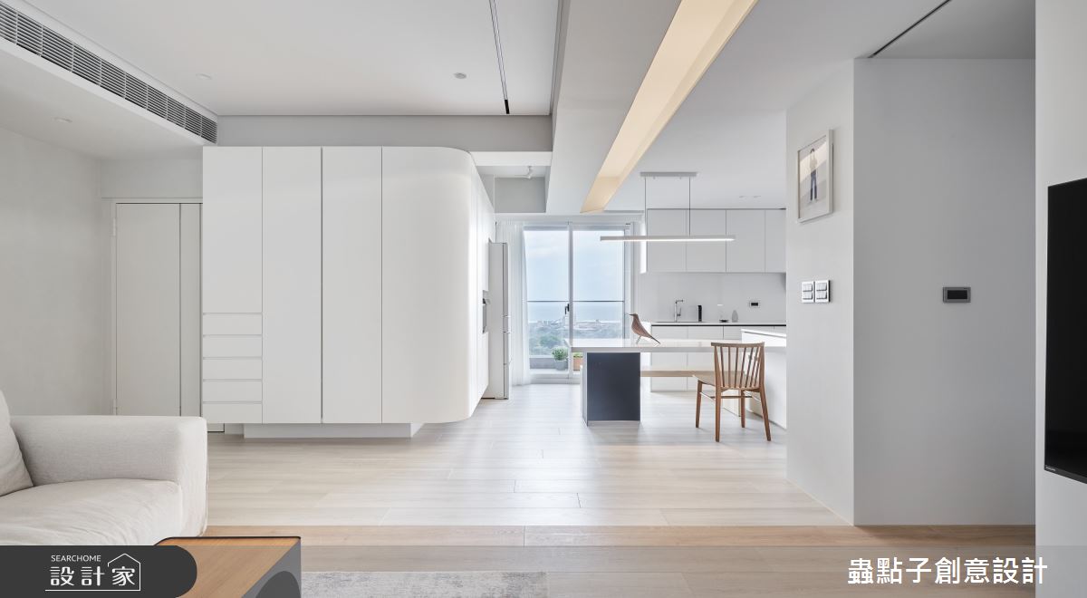 25坪老屋(16~30年)＿簡約風客廳餐廳廚房中島案例圖片＿蟲點子創意設計＿蟲點子_116之13