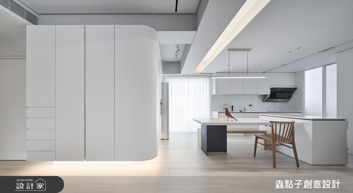 25坪老屋(16~30年)＿簡約風餐廳廚房中島案例圖片＿蟲點子創意設計＿蟲點子_116之15