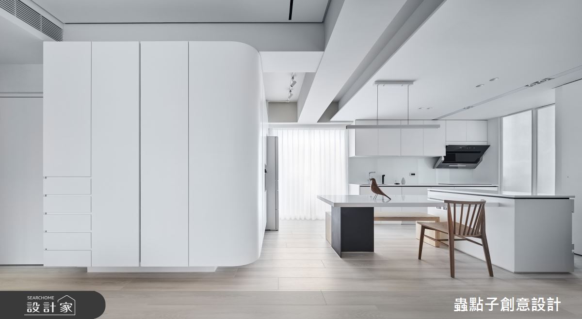 25坪老屋(16~30年)＿簡約風餐廳廚房中島案例圖片＿蟲點子創意設計＿蟲點子_116之16