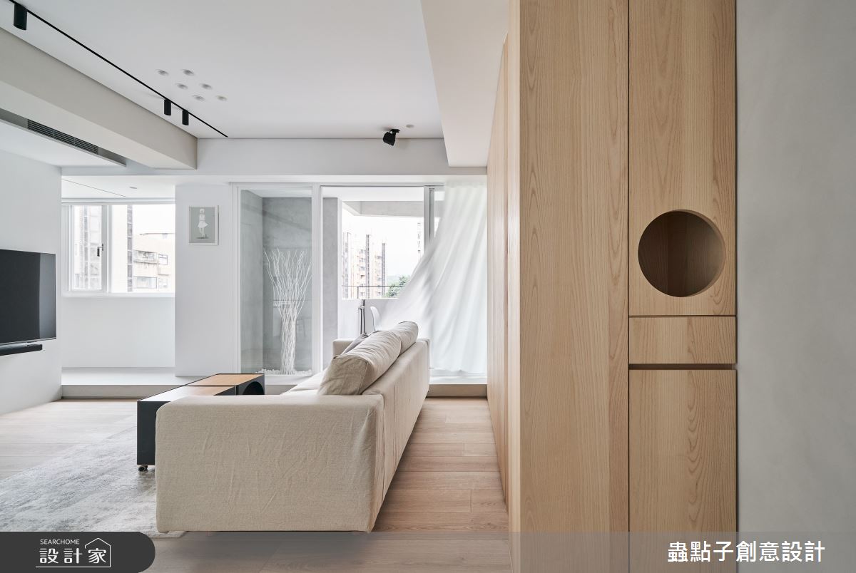 25坪老屋(16~30年)＿簡約風客廳案例圖片＿蟲點子創意設計＿蟲點子_116之42