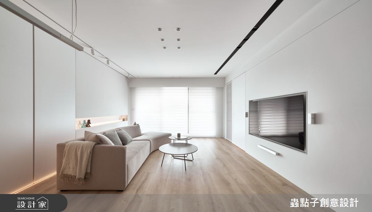 35坪新成屋(5年以下)＿簡約風客廳案例圖片＿蟲點子創意設計＿蟲點子_117之1