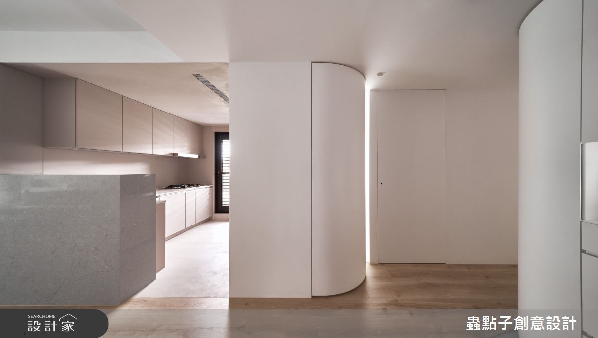 35坪新成屋(5年以下)＿簡約風廚房吧檯中島案例圖片＿蟲點子創意設計＿蟲點子_117之11