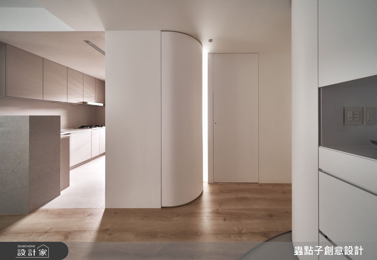 35坪新成屋(5年以下)＿簡約風廚房吧檯中島案例圖片＿蟲點子創意設計＿蟲點子_117之12