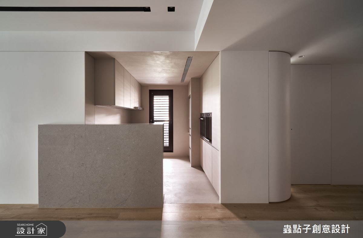 35坪新成屋(5年以下)＿簡約風廚房吧檯中島案例圖片＿蟲點子創意設計＿蟲點子_117之10