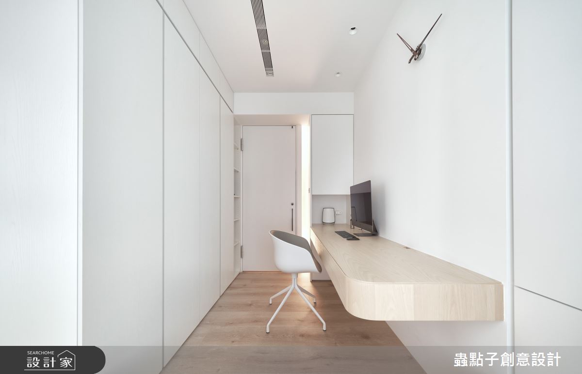 35坪新成屋(5年以下)＿簡約風書房案例圖片＿蟲點子創意設計＿蟲點子_117之16