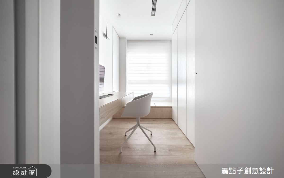 35坪新成屋(5年以下)＿簡約風書房案例圖片＿蟲點子創意設計＿蟲點子_117之17