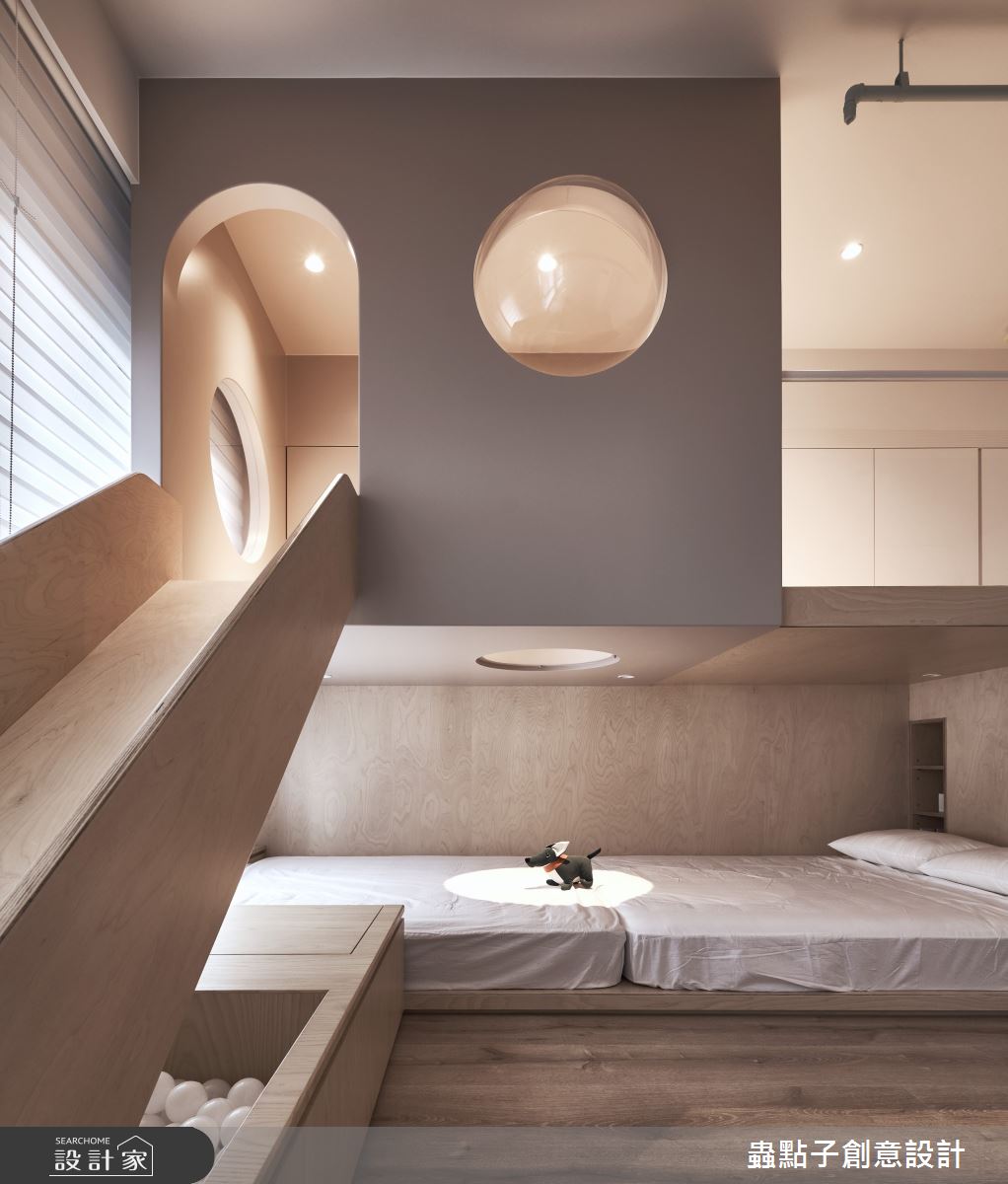 35坪新成屋(5年以下)＿簡約風兒童房兒童房案例圖片＿蟲點子創意設計＿蟲點子_117之37