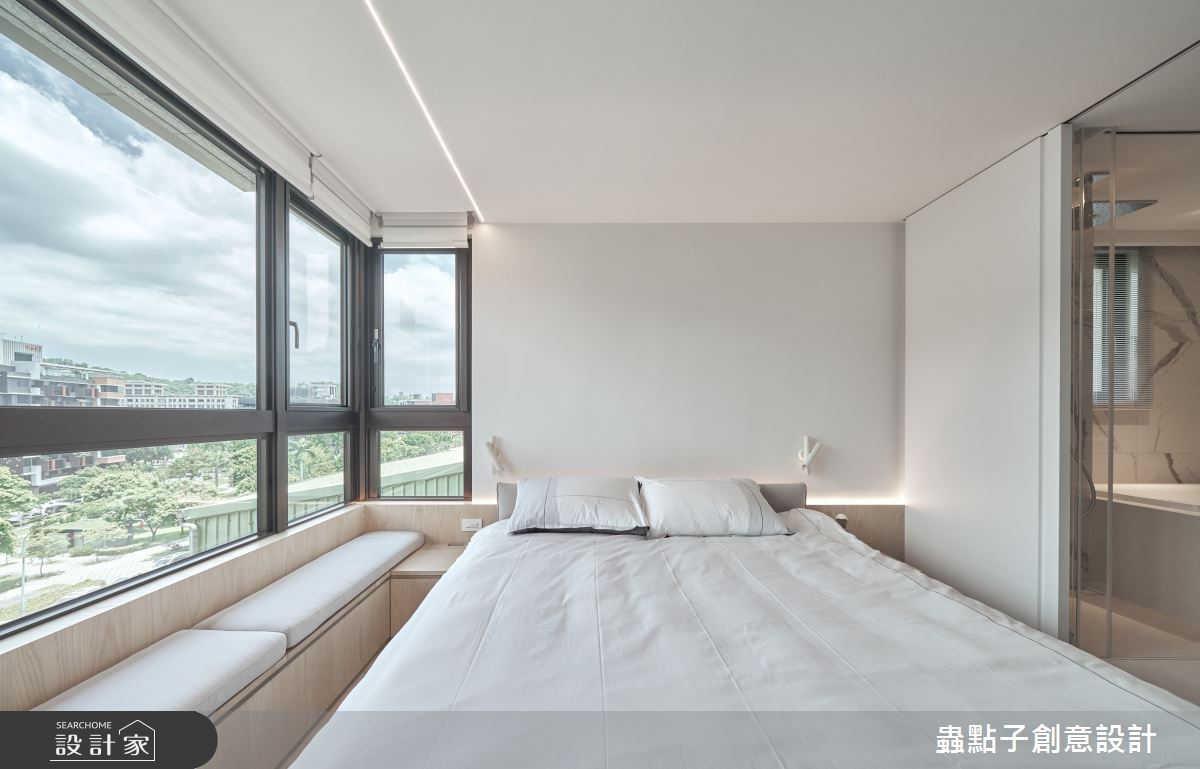 35坪新成屋(5年以下)＿簡約風臥室臥榻案例圖片＿蟲點子創意設計＿蟲點子_117之45