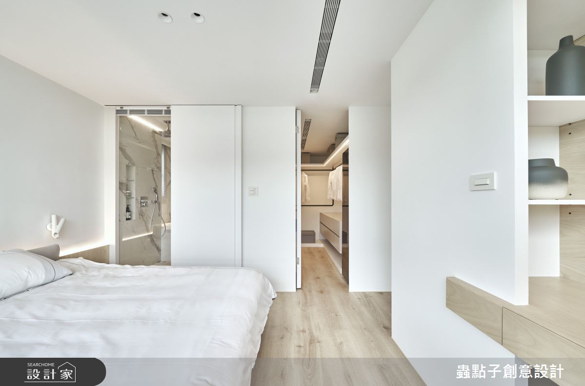 35坪新成屋(5年以下)＿簡約風臥室更衣間浴室案例圖片＿蟲點子創意設計＿蟲點子_117之49