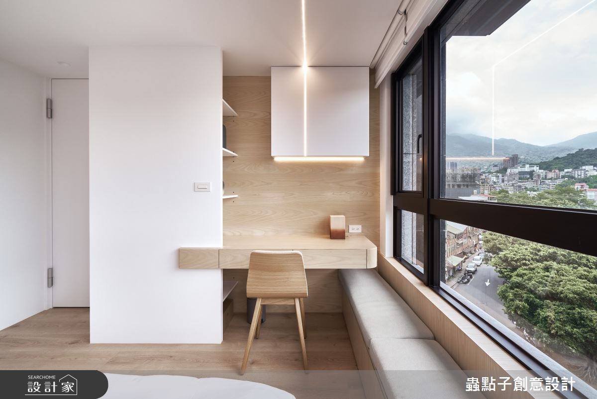 35坪新成屋(5年以下)＿簡約風臥室臥榻案例圖片＿蟲點子創意設計＿蟲點子_117之48