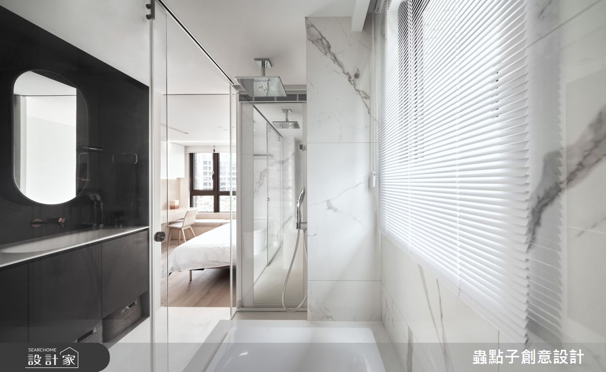 35坪新成屋(5年以下)＿簡約風臥室浴室案例圖片＿蟲點子創意設計＿蟲點子_117之56