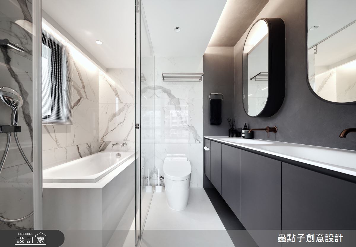 35坪新成屋(5年以下)＿簡約風浴室案例圖片＿蟲點子創意設計＿蟲點子_117之58