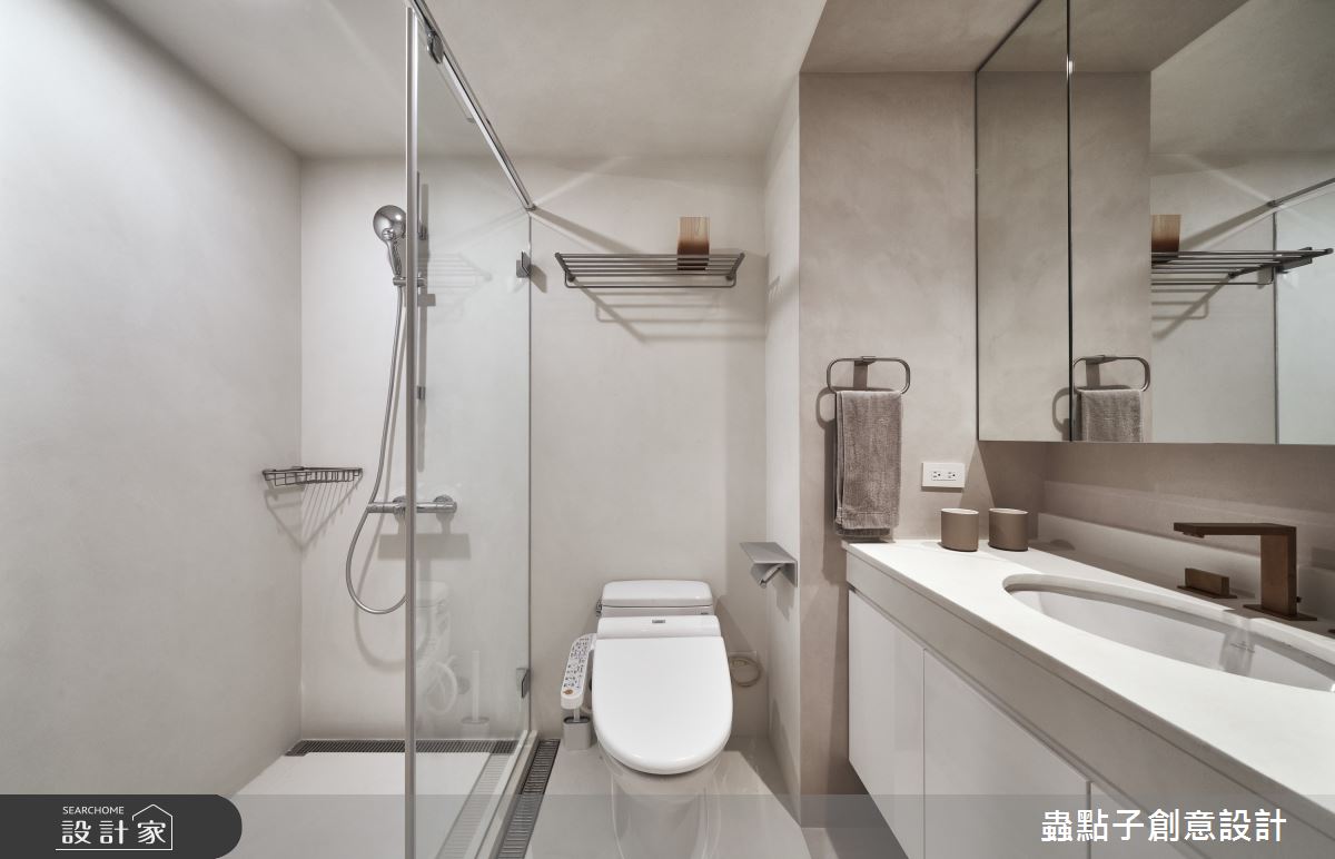 35坪新成屋(5年以下)＿簡約風浴室案例圖片＿蟲點子創意設計＿蟲點子_117之59