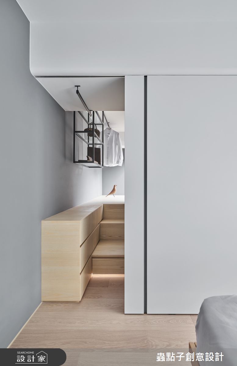 10坪中古屋(5~15年)＿簡約風臥室更衣間案例圖片＿蟲點子創意設計＿蟲點子_118之22