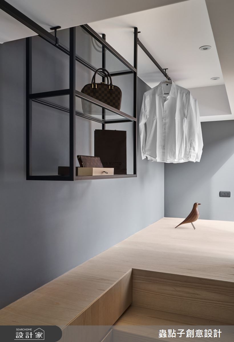 10坪中古屋(5~15年)＿簡約風更衣間案例圖片＿蟲點子創意設計＿蟲點子_118之23