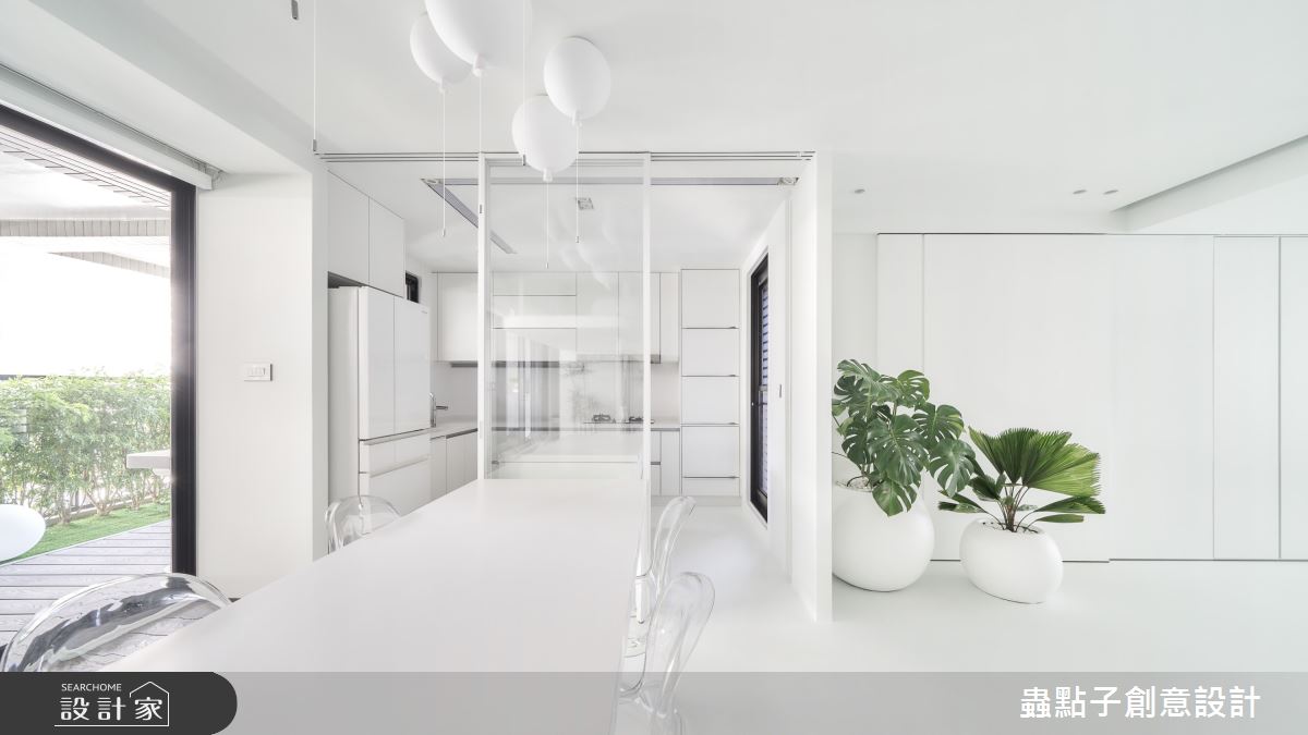 56坪新成屋(5年以下)＿簡約風餐廳廚房中島案例圖片＿蟲點子創意設計＿蟲點子_119之7