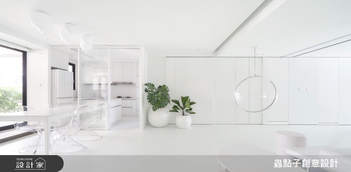 56坪新成屋(5年以下)＿簡約風客廳餐廳廚房中島案例圖片＿蟲點子創意設計＿蟲點子_119之6