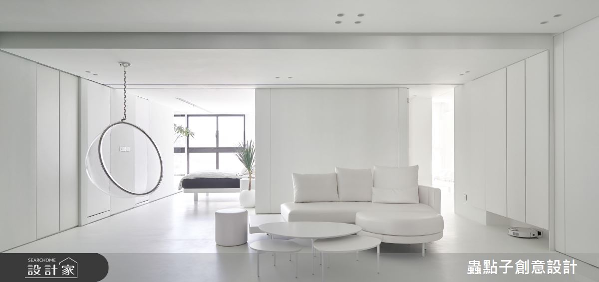 56坪新成屋(5年以下)＿簡約風客廳臥室案例圖片＿蟲點子創意設計＿蟲點子_119之15