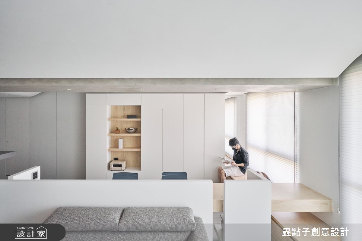 30坪老屋(16~30年)＿簡約風客廳書房臥榻案例圖片＿蟲點子創意設計＿蟲點子_120之6