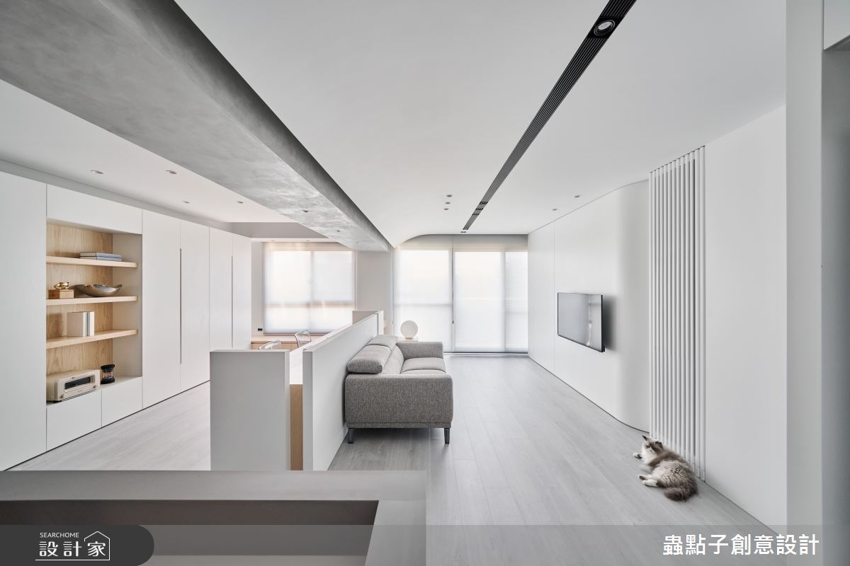 30坪老屋(16~30年)＿簡約風客廳餐廳書房中島案例圖片＿蟲點子創意設計＿蟲點子_120之1