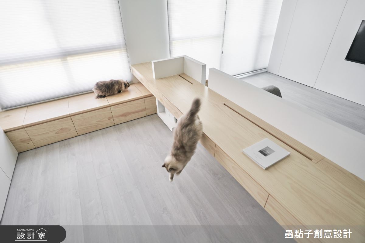 30坪老屋(16~30年)＿簡約風書房臥榻案例圖片＿蟲點子創意設計＿蟲點子_120之22