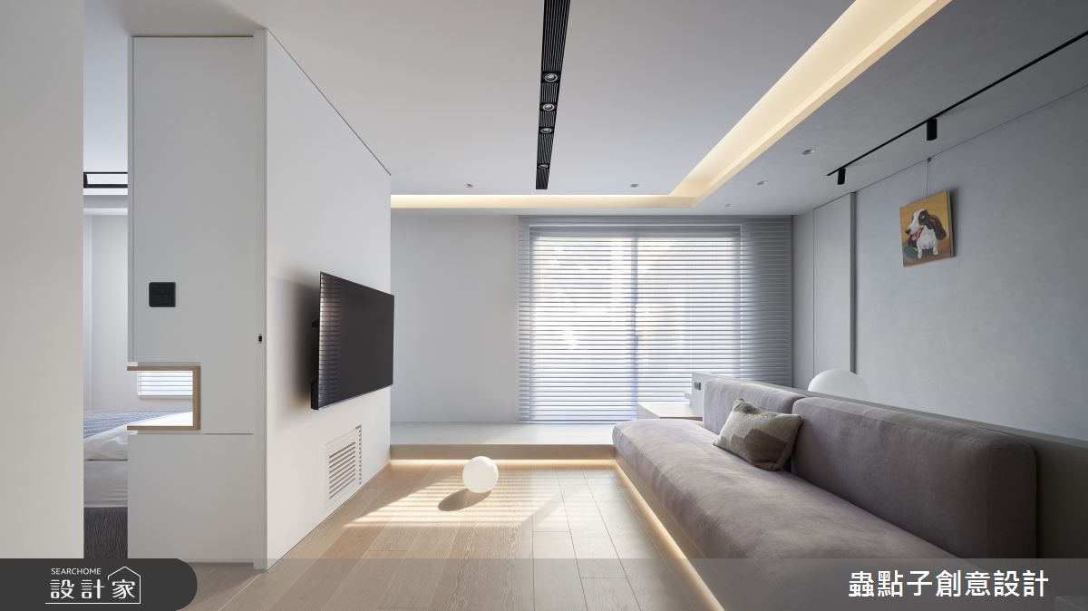 21坪新成屋(5年以下)＿北歐風客廳案例圖片＿蟲點子創意設計＿蟲點子_122之3